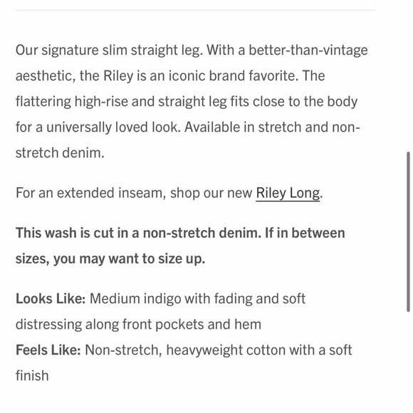 Agolde Riley medium wash straight leg jean - Picture 11 of 11